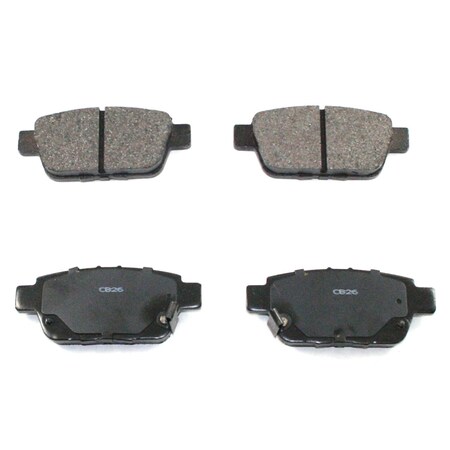 Pronto Dura Ceramic Brake Pads Rear, Bp1103C BP1103C